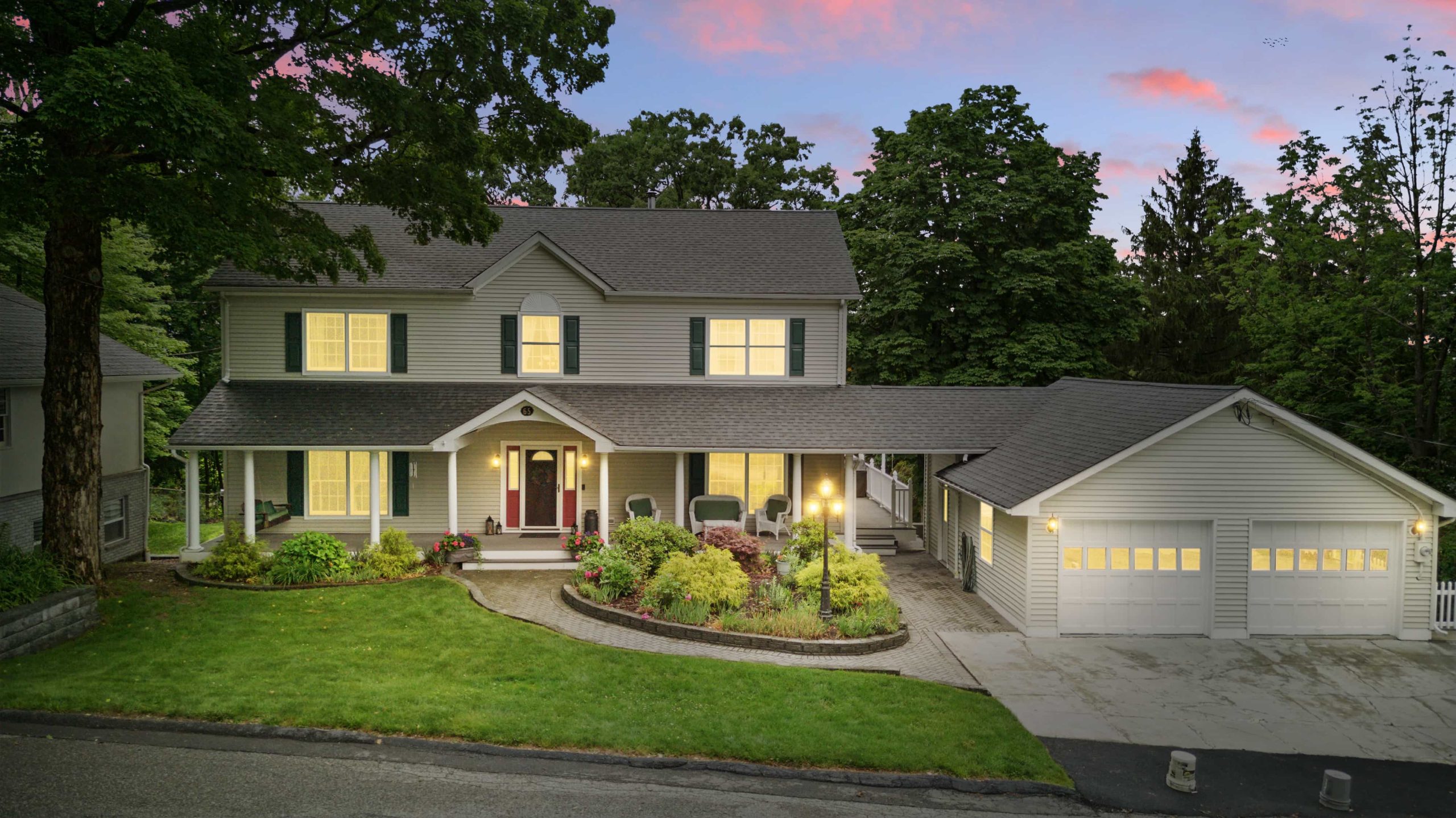 Twilight property view by Erik Davidson